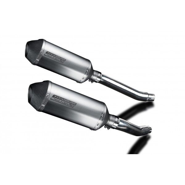 Delkevic slip-on kit X-Oval Titanium 260mm - TDM900 (2002-2013)