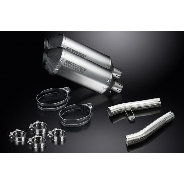 Delkevic slip-on kit X-Oval Titanium 260mm - ZZR1200 (2002-2005)