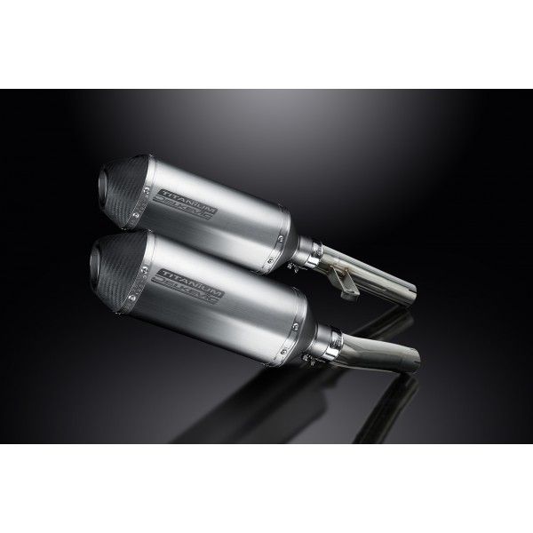Delkevic slip-on kit X-Oval Titanium 260mm - ZZR1200 (2002-2005)