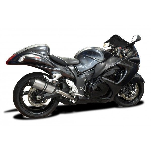 Delkevic slip-on kit X-Oval Titanium 260mm - GSX1300R HAYABUSA (2008-2019)
