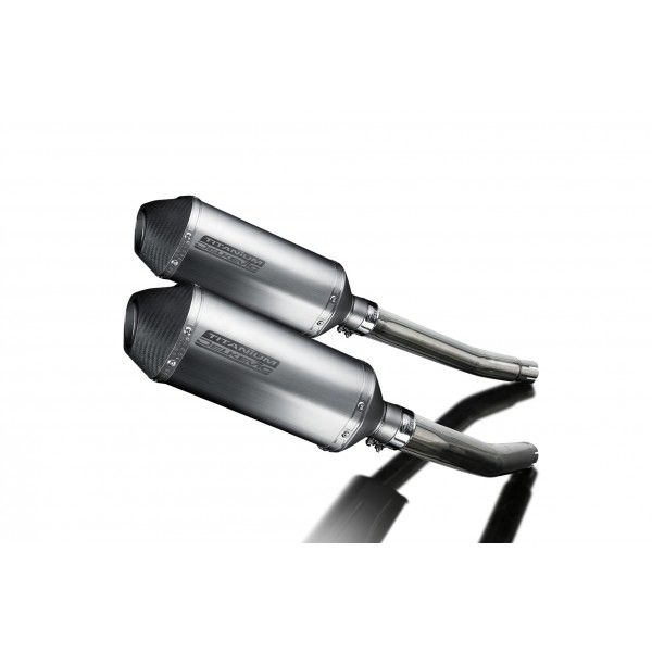Delkevic slip-on kit X-Oval Titanium 260mm - GSX1300R HAYABUSA (2008-2019)