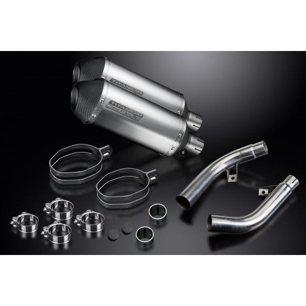 Delkevic slip-on kit X-Oval Titanium 260mm - CBF1000 (2006-2011)