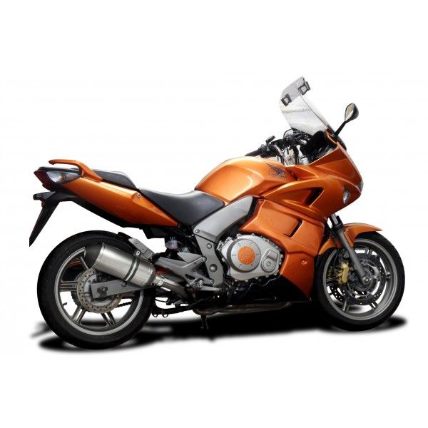 Delkevic slip-on kit X-Oval Titanium 260mm - CBF1000 (2006-2011)