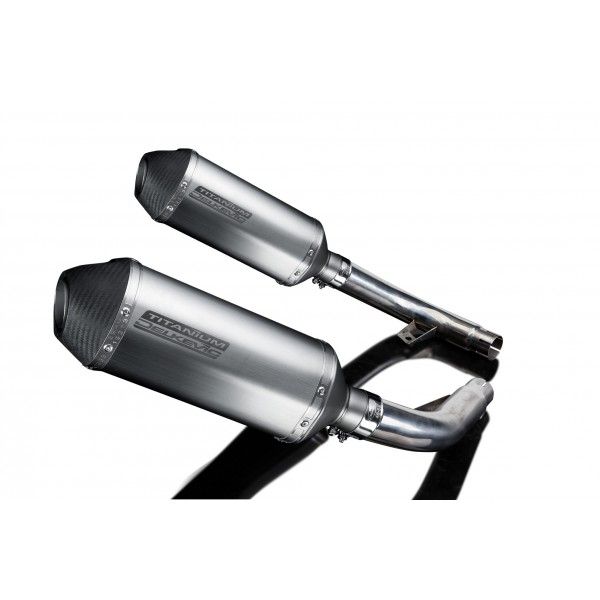 Delkevic slip-on kit X-Oval Titanium 260mm - CBF1000 (2006-2011)