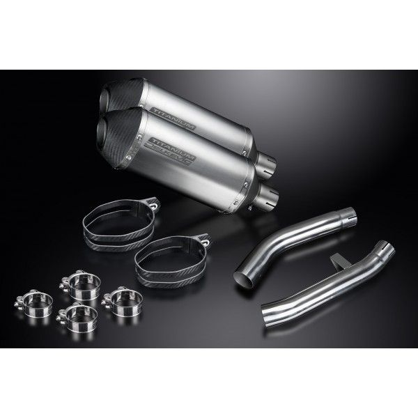 Delkevic slip-on kit X-Oval Titanium 260mm - FJR1300 (2000-2005)