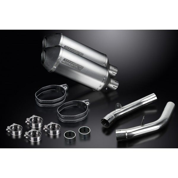 Delkevic slip-on kit X-Oval Titanium 260mm - VTR1000SP2 (2002-2010)
