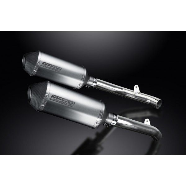 Delkevic slip-on kit X-Oval Titanium 260mm - VTR1000SP2 (2002-2010)
