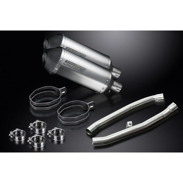 Delkevic slip-on kit X-Oval Titanium 260mm - ZZR1400 (2012-2020)