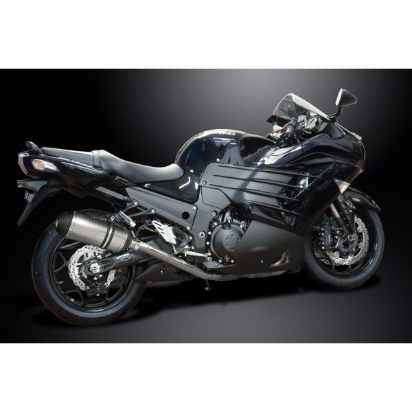 Delkevic slip-on kit X-Oval Titanium 260mm - ZZR1400 (2012-2020)