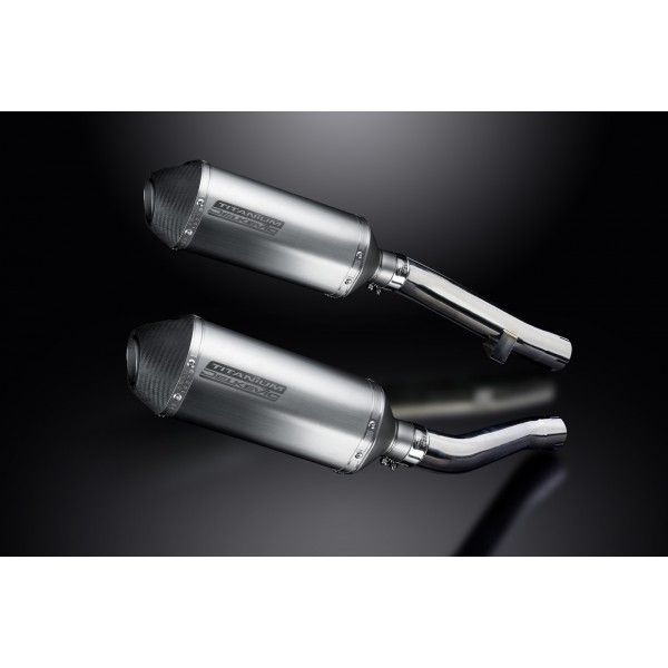 Delkevic slip-on kit X-Oval Titanium 260mm - XJR1300 (2004-2006)