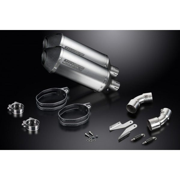 Delkevic slip-on kit X-Oval Titanium 260mm - Monster 696 (2008-2014)