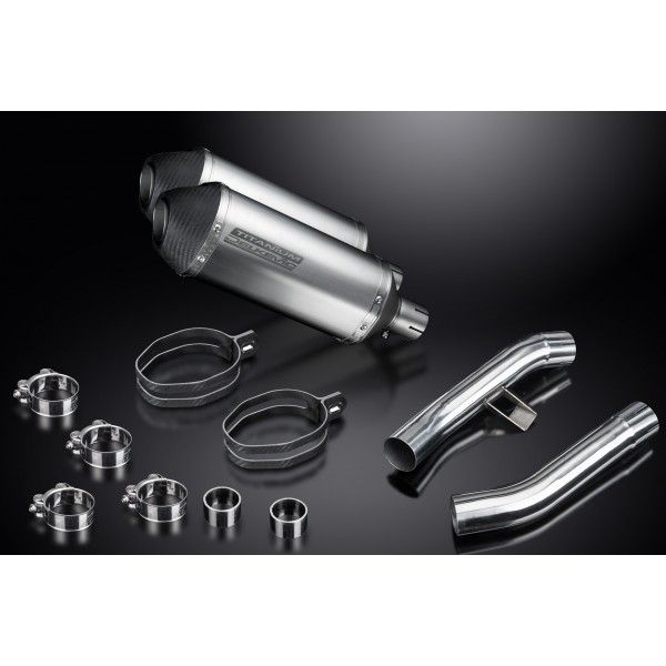 Delkevic slip-on kit X-Oval Titanium 260mm - FJR1300 (2006-2020)