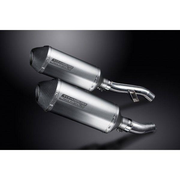 Delkevic slip-on kit X-Oval Titanium 260mm - FJR1300 (2006-2020)