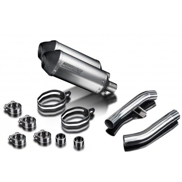 Delkevic slip-on kit X-Oval Titanium 260mm - FJR1300 (2006-2020)