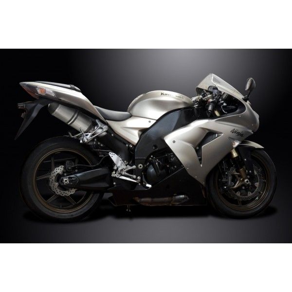 Delkevic slip-on kit X-Oval Titanium 260mm - ZX10R 06-07 DECAT