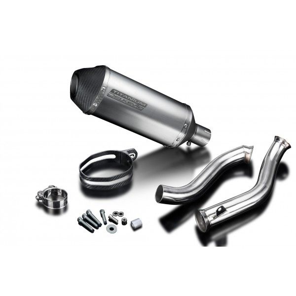 Delkevic slip-on kit X-Oval Titanium 260mm - 690 DUKE 17-18