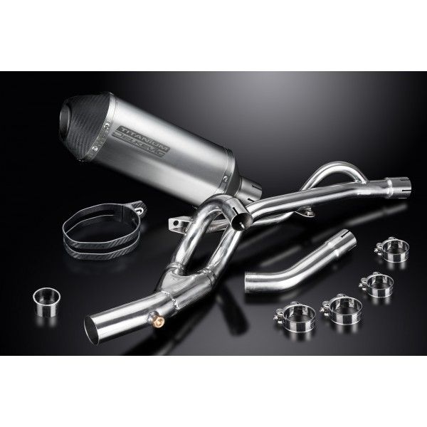 Delkevic slip-on kit X-Oval Titanium 260mm - DL650 V-Strom (2017-2020)