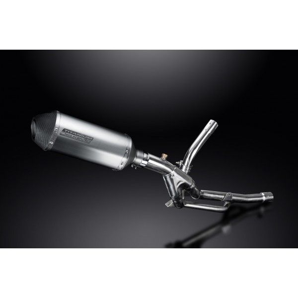 Delkevic slip-on kit X-Oval Titanium 260mm - DL650 V-Strom (2017-2020)
