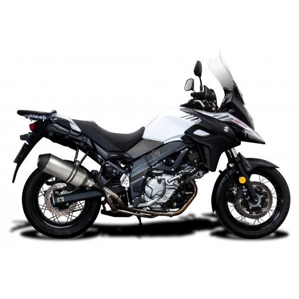 Delkevic slip-on kit X-Oval Titanium 260mm - DL650 V-Strom (2017-2020)