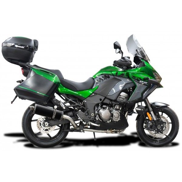 Delkevic volledig systeem Oval Carbon 350mm - Versys 1000 (2019)