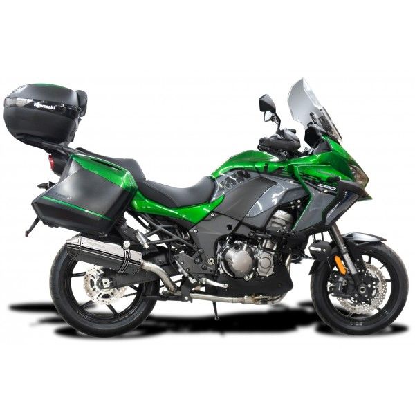 Delkevic volledig systeem Tri-Oval RVS 320mm - Versys 1000 (2019)