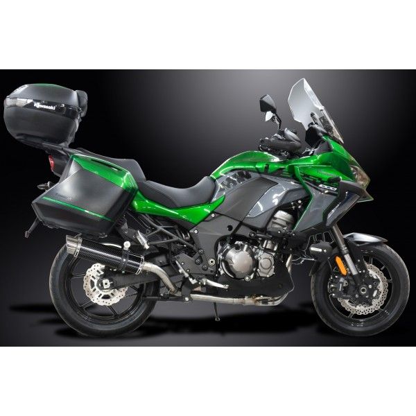 Delkevic volledig systeem Round Carbon 350mm - Versys 1000 (2019)