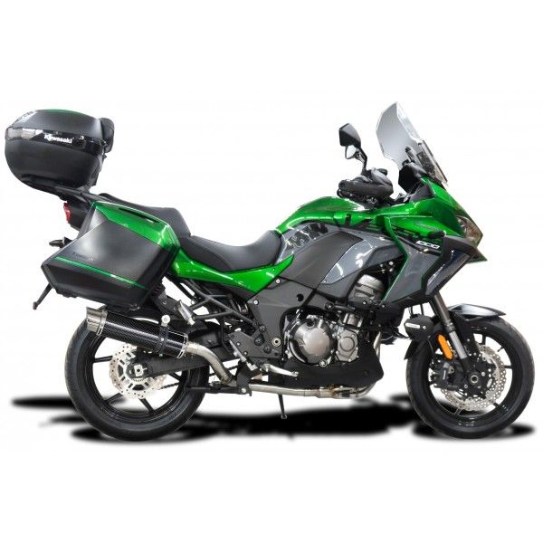 Delkevic volledig systeem Round Carbon 350mm - Versys 1000 (2019)