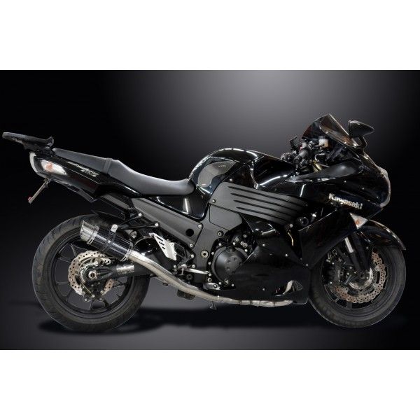 Delkevic volledig systeem Round Carbon 200mm - ZZR1400 (2008-2011)