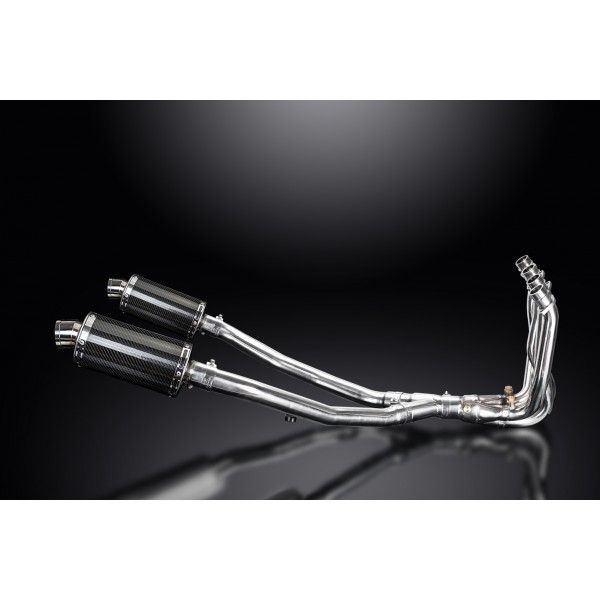 Delkevic volledig systeem Oval Carbon 225mm - ZZR1400 (2008-2011)