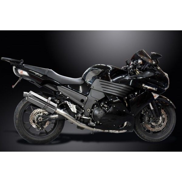 Delkevic volledig systeem Oval RVS 350mm - ZZR1400 (2008-2011)