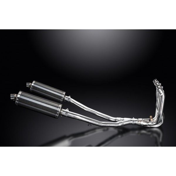 Delkevic volledig systeem Oval Carbon 350mm - ZZR1400 (2008-2011)