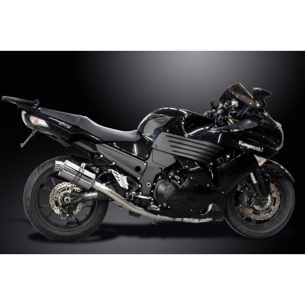 Delkevic volledig systeem Oval RVS 225mm - ZZR1400 (2008-2011)