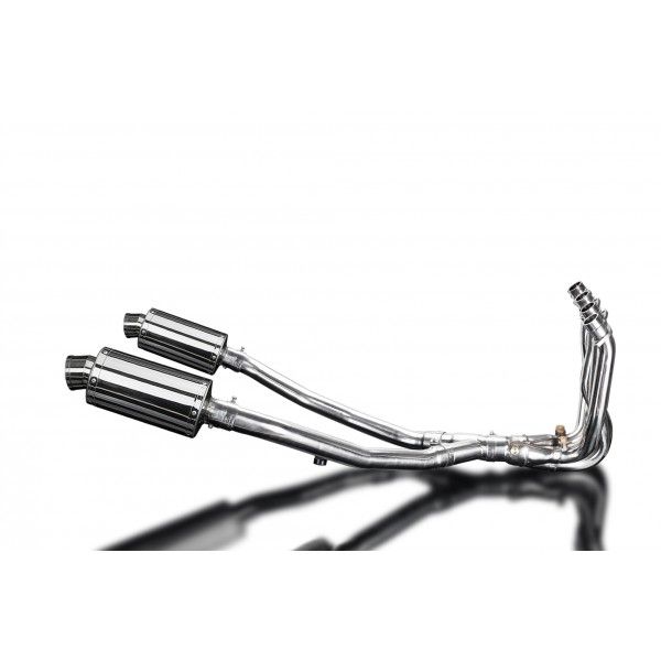 Delkevic volledig systeem Oval RVS 225mm - ZZR1400 (2008-2011)