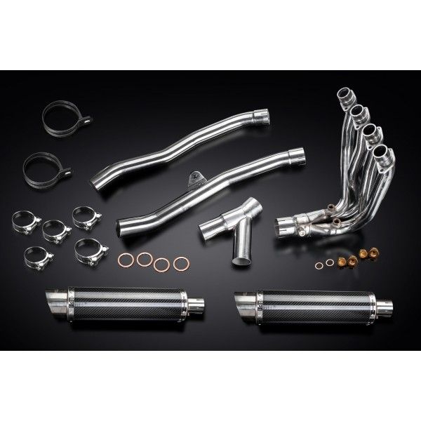 Delkevic volledig systeem Round Carbon 350mm - ZZR1400 (2008-2011)