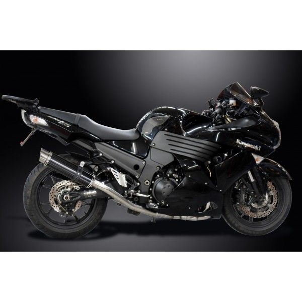 Delkevic volledig systeem Round Carbon 350mm - ZZR1400 (2008-2011)