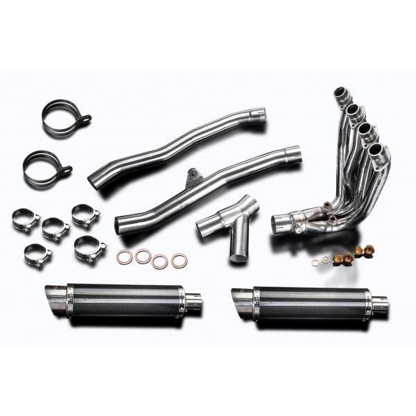 Delkevic volledig systeem Round Carbon 350mm - ZZR1400 (2008-2011)