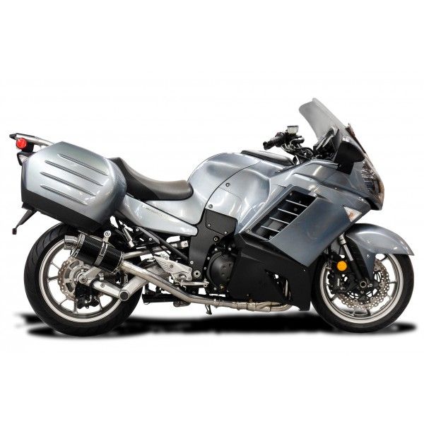 Delkevic volledig systeem Oval Carbon 225mm - GTR1400 (2007-2020)