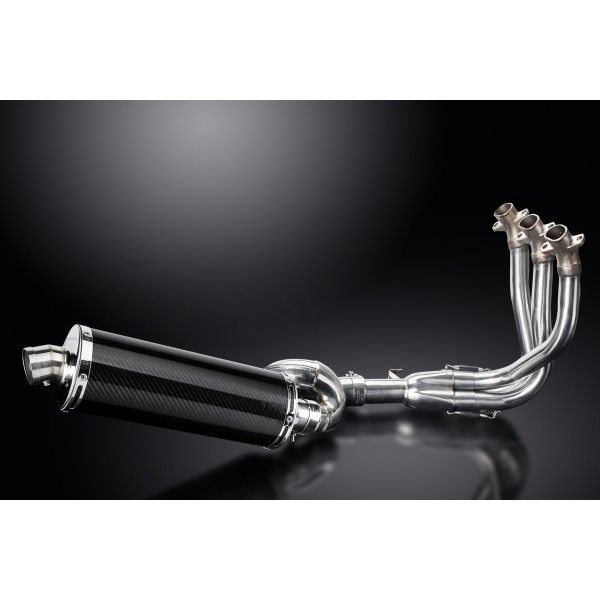 Delkevic volledig systeem Oval Carbon 350mm - Street Triple (2017-2020)