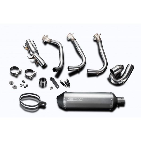 Delkevic volledig systeem X-Oval Titanium 343mm - Street Triple (2017-2020)