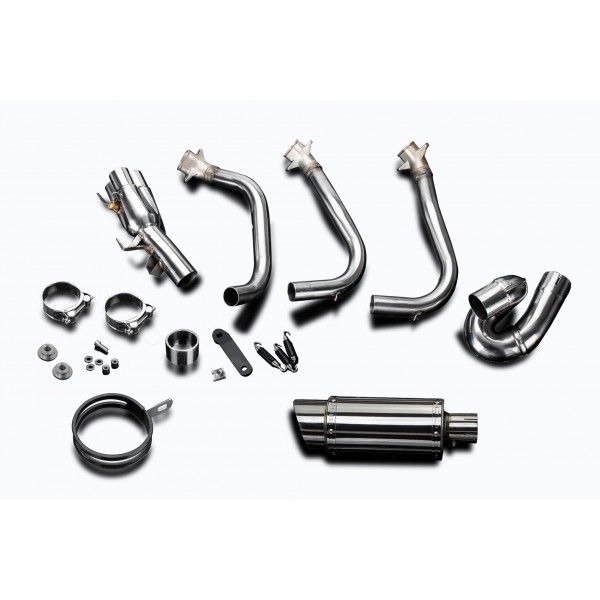 Delkevic volledig systeem Round RVS 200mm - Street Triple (2017-2020)