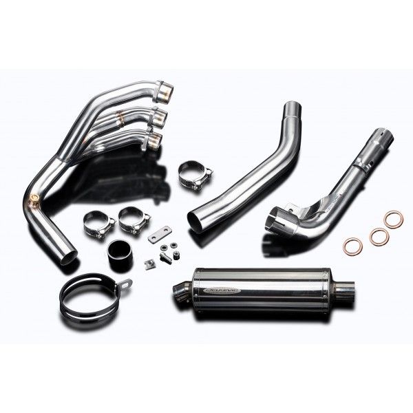 Delkevic volledig systeem Oval RVS 350mm - Tiger 800 2010-2019