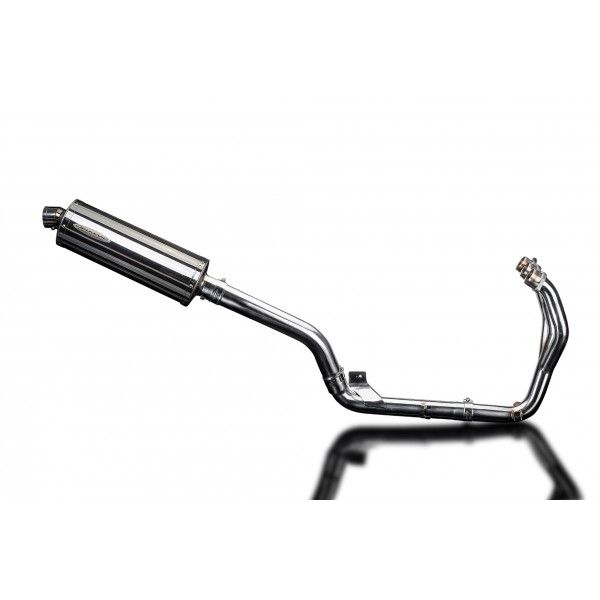 Delkevic volledig systeem Oval RVS 350mm - Tiger 800 2010-2019