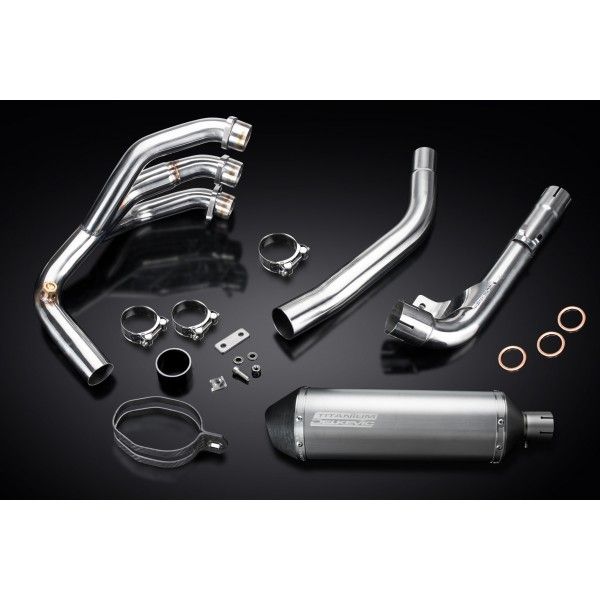 Delkevic volledig systeem Oval RVS 450mm - Tiger 800 2010-2019