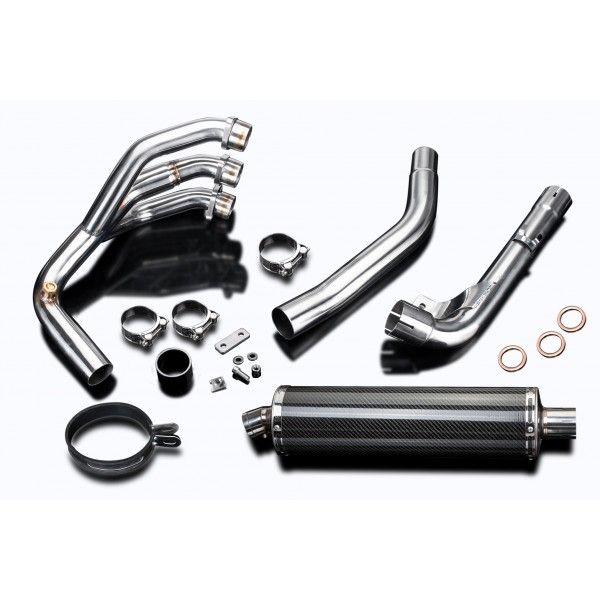 Delkevic volledig systeem Oval Carbon 450mm - Tiger 800 2010-2019