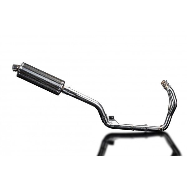 Delkevic volledig systeem Oval Carbon 350mm - Tiger 800 2010-2019