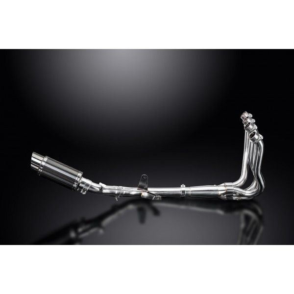 Delkevic volledig systeem Round Carbon 200mm - GSX-S1000F (2015-2020)