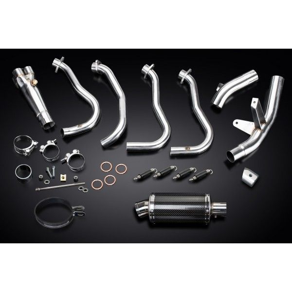 Delkevic volledig systeem Oval Carbon 225mm - GSX-S1000F (2015-2020)