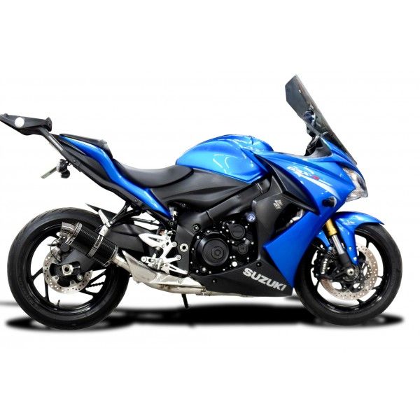 Delkevic volledig systeem Oval Carbon 225mm - GSX-S1000F (2015-2020)