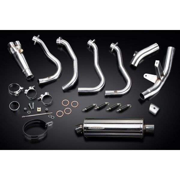Delkevic volledig systeem Oval RVS 350mm - GSX-S1000F (2015-2020)