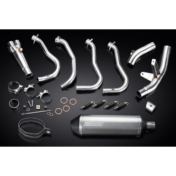 Delkevic volledig systeem X-Oval Titanium 343mm - GSX-S1000F (2015-2020)